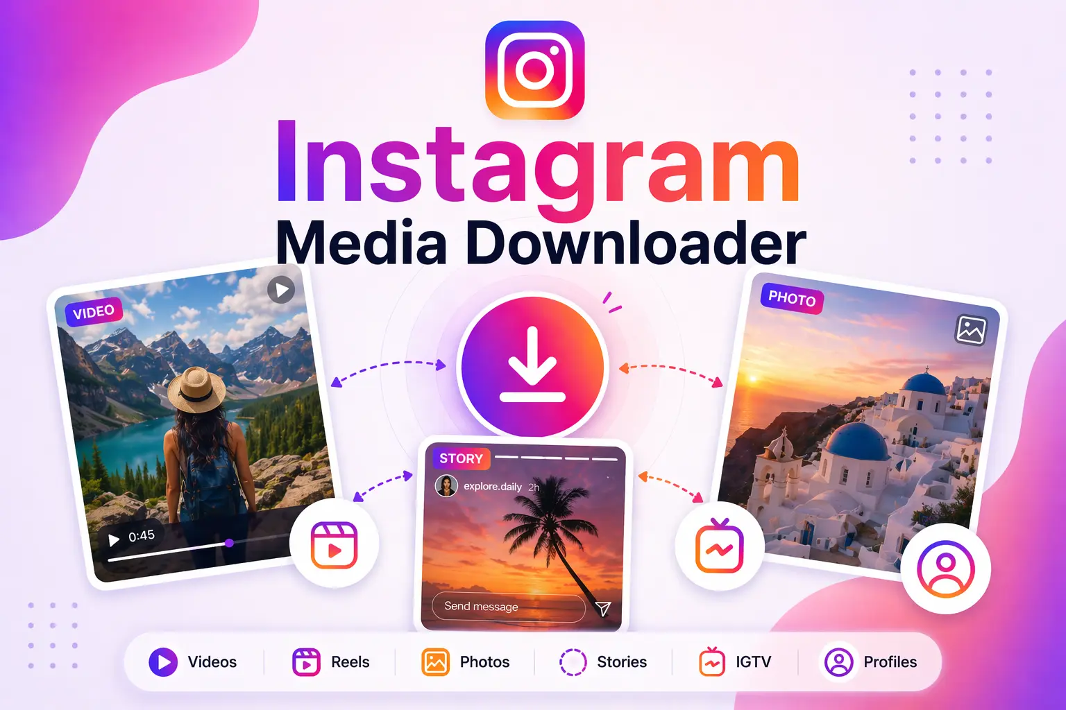 Preview image for Instagram video downloading on SaverInsta